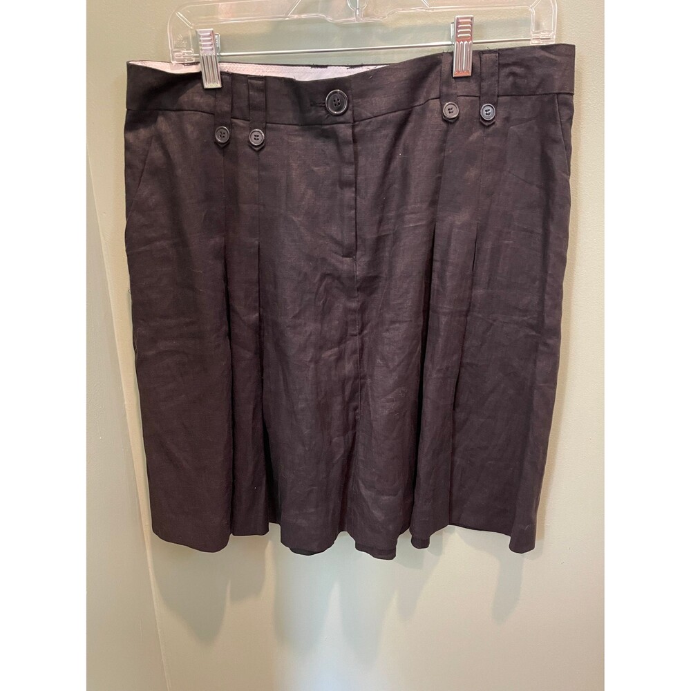 H&M Black Pleated Skirt Size 10